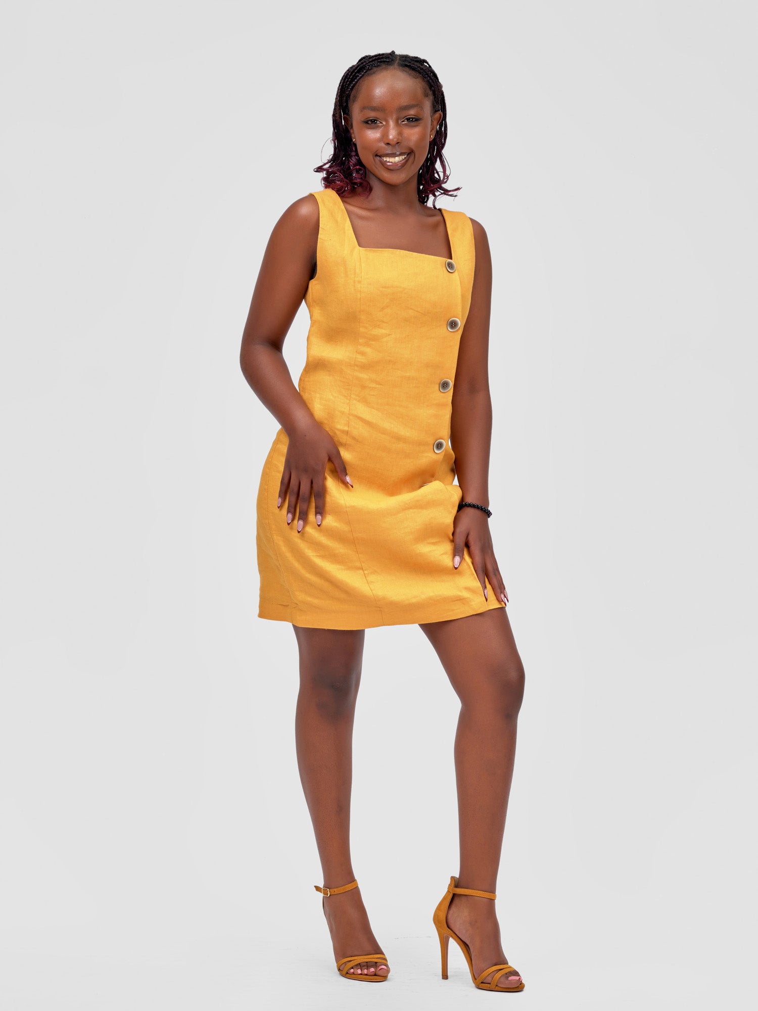 Bright Gold Mini Dress - Re.vive Fashion RE.VIVE Bright Gold Mini Dress - Re.vive Fashion RE.VIVE